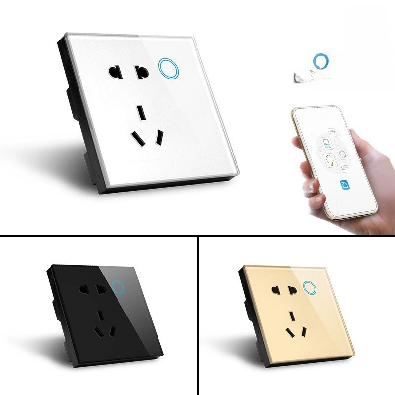 WIFI Tuya Smart Socket 86 British Standard Zigbee Socket Power Statistics USB Timing Switch 5 Hole Socket