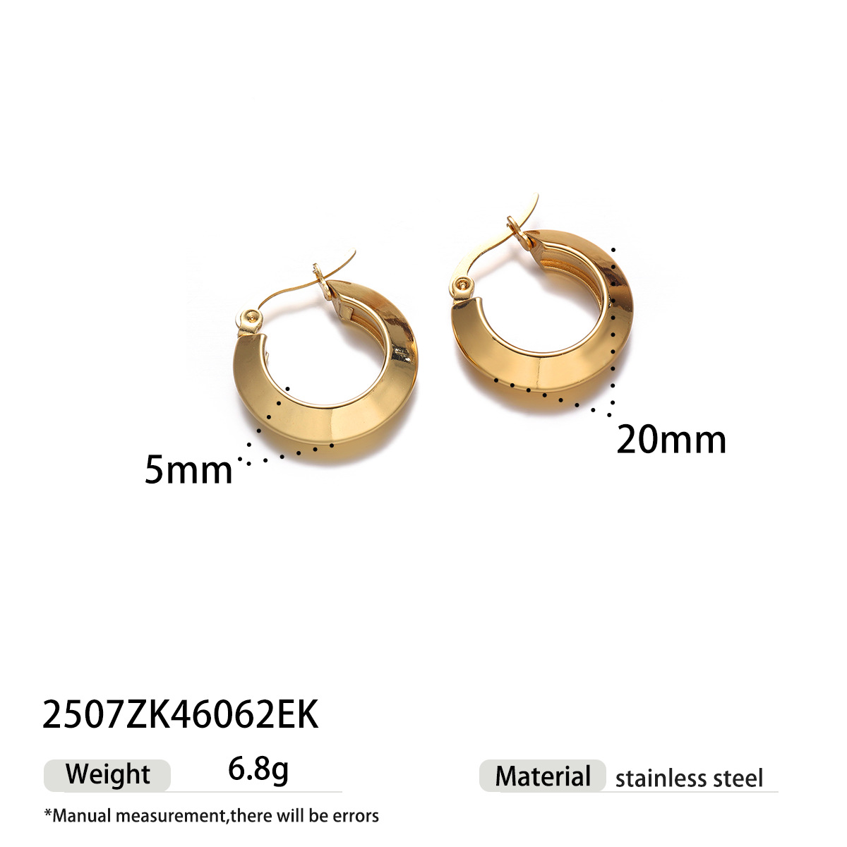 TENA europa y americana pendientes de acero inoxidable lujoso ligero de alto nivel de diseño versátil oro y plata pendientes de doble color joyería explosiva transfronteriza