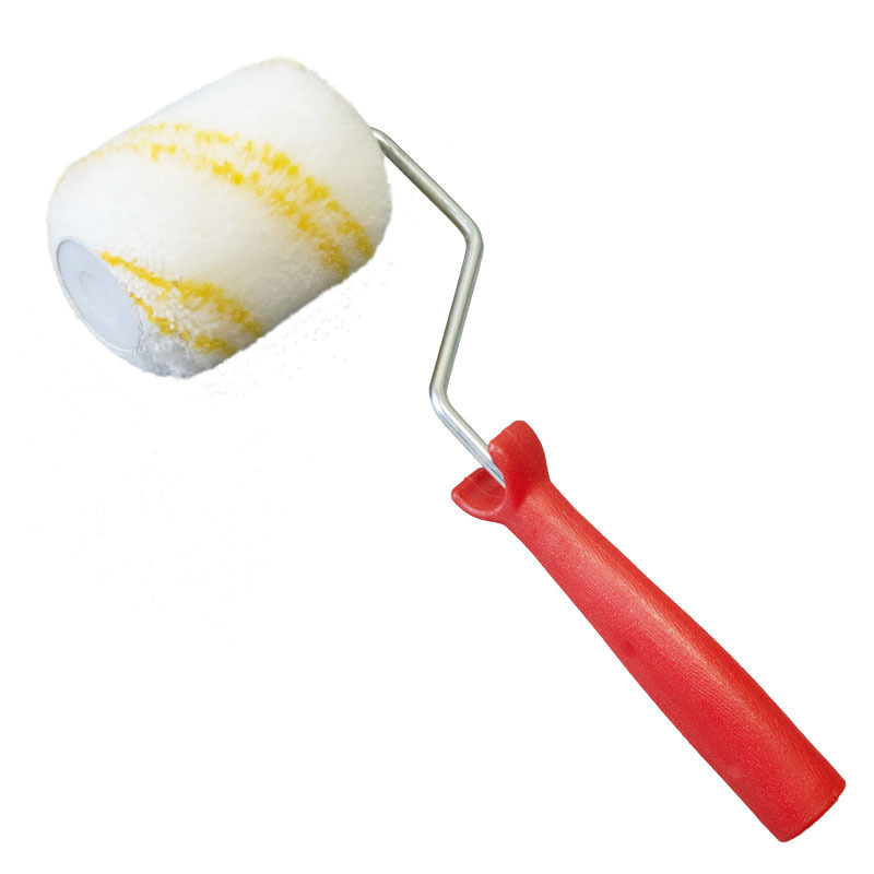 Rodillo de pintura de 4 pulgadas Funda de lana americana Pelo corto Pelo medio Pelo largo Pelo trazado Cepillo de rodillo Huade de 10 cm Resistente a la disolución