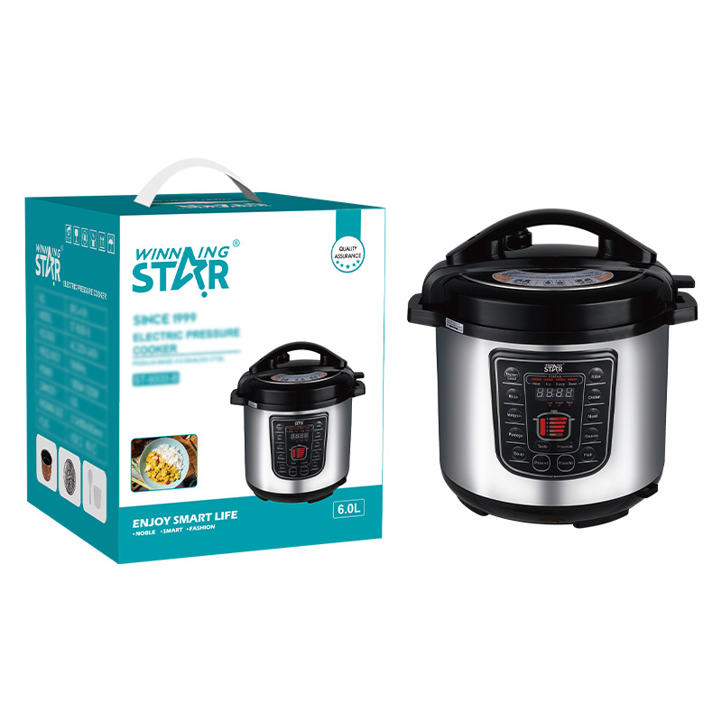 Winningstar transfronterizo exclusivo para 6L sopa de estofado de cocina doméstica se puede reservar olla arrocera olla a presión olla de presión eléctrica image 1