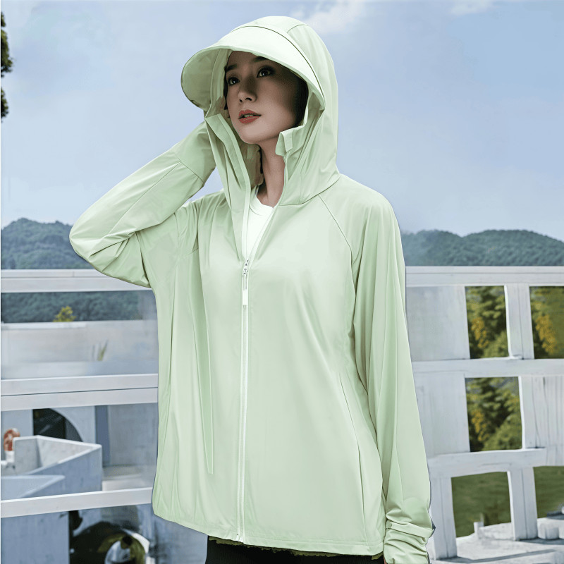 슈퍼 아이스 실크* 미디엄 스타일 엘레강트 그린 [빅 챙]