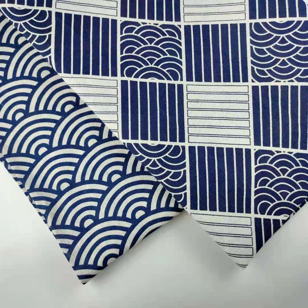 厂家供应 棉麻印花布 个性印花桌布抱枕布工 工艺品里布 现货销售|ms