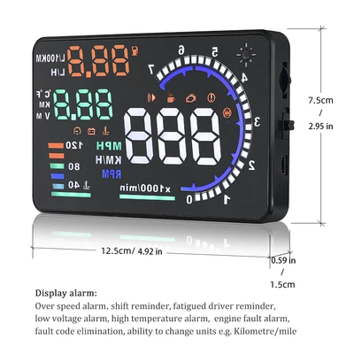 Projector Portable Car Display — Vehicle HUD
