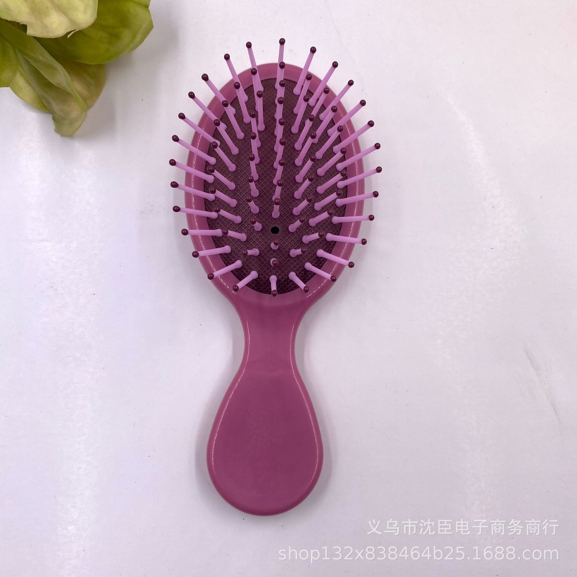 Nuevo color macaron cojín de aire peine airbag masaje peine lindo pelo liso plegable crema pegamento portátil peine color caramelo