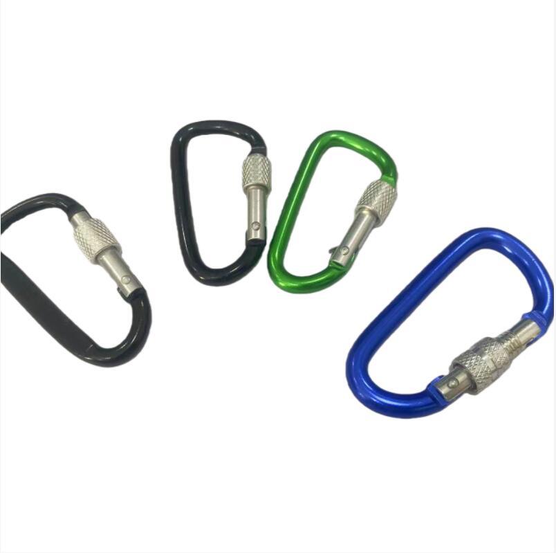 实力厂家供应 D型铝钩8X80 小物件挂钩 固定帐篷连接帐篷钩子