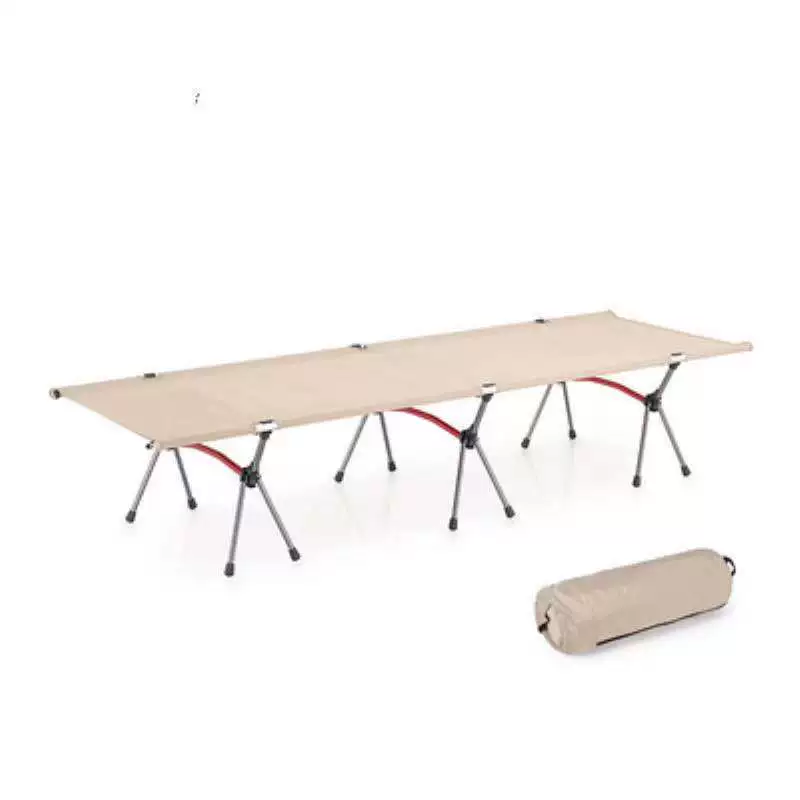 Раскладная кровать, походная кровать, регулируемая кровать из алюминиевого сплава, легкая и портативная односпальная кровать для кемпинга