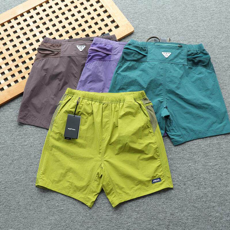 Mountain-style outdoor designer men's and women's multi-pocket nylon woven breathable quick-dry functional casual shorts