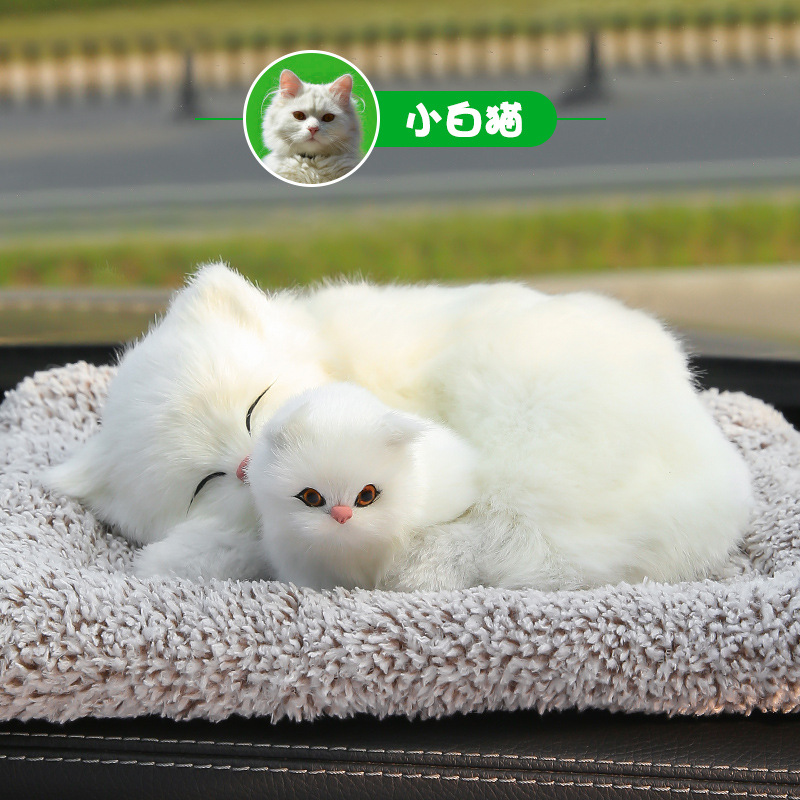 Decoraciones interiores de automóviles carbón activado para eliminar olores de simulación de automóviles de perros decoraciones de alta calidad para la consola central suministros para automóviles