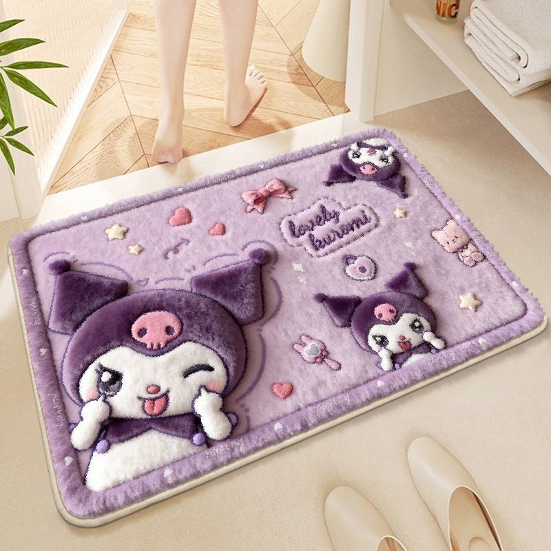Thick faux cashmere carpet bathroom mat, ins-style, high aesthetic value, water-absorbent, non-slip, toilet foot mat, dirt-resistant, quick-drying mat Thick faux cashmere carpet bathroom mat, ins-style, high aesthetic value, water-absorbent, non-slip, toilet foot mat, dirt-resistant, quick-drying mat