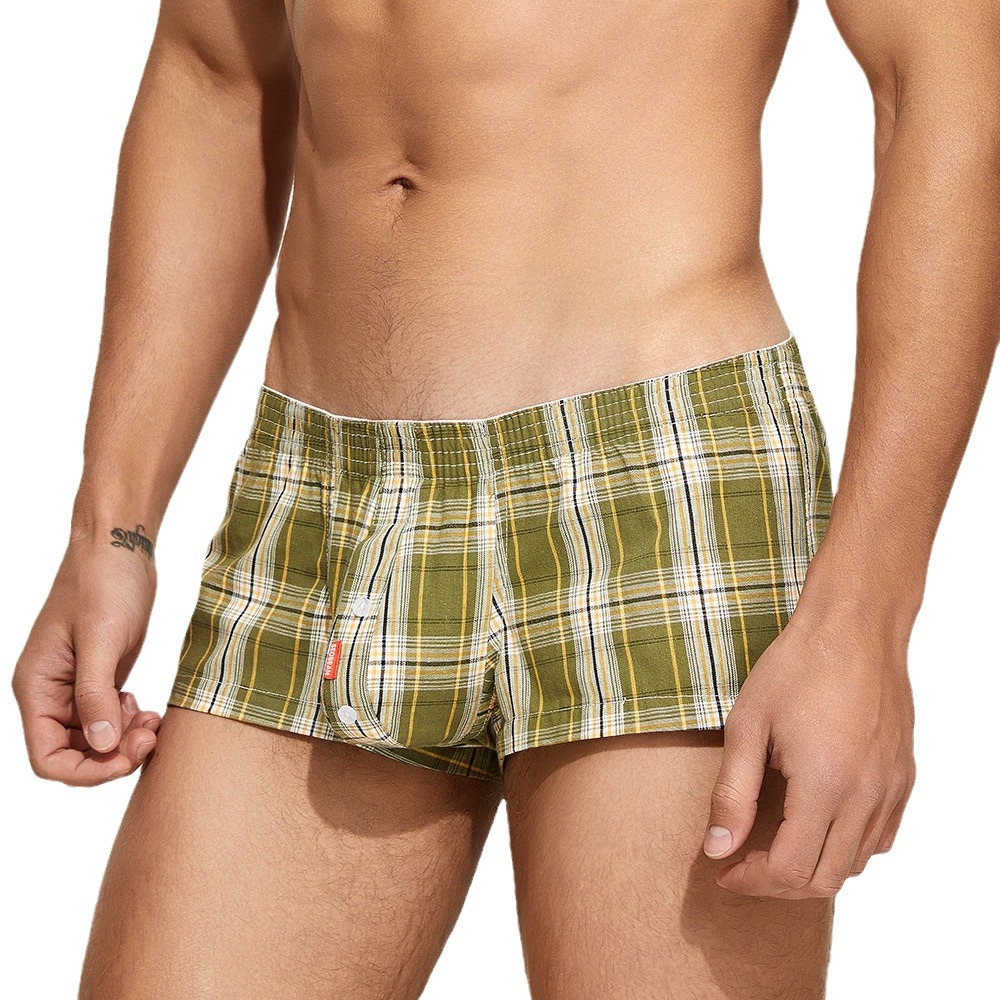 2023 verano nuevo Arro pantalones seobean hibin pantalones cortos de algodón a cuadros pantalones cómodos al por mayor