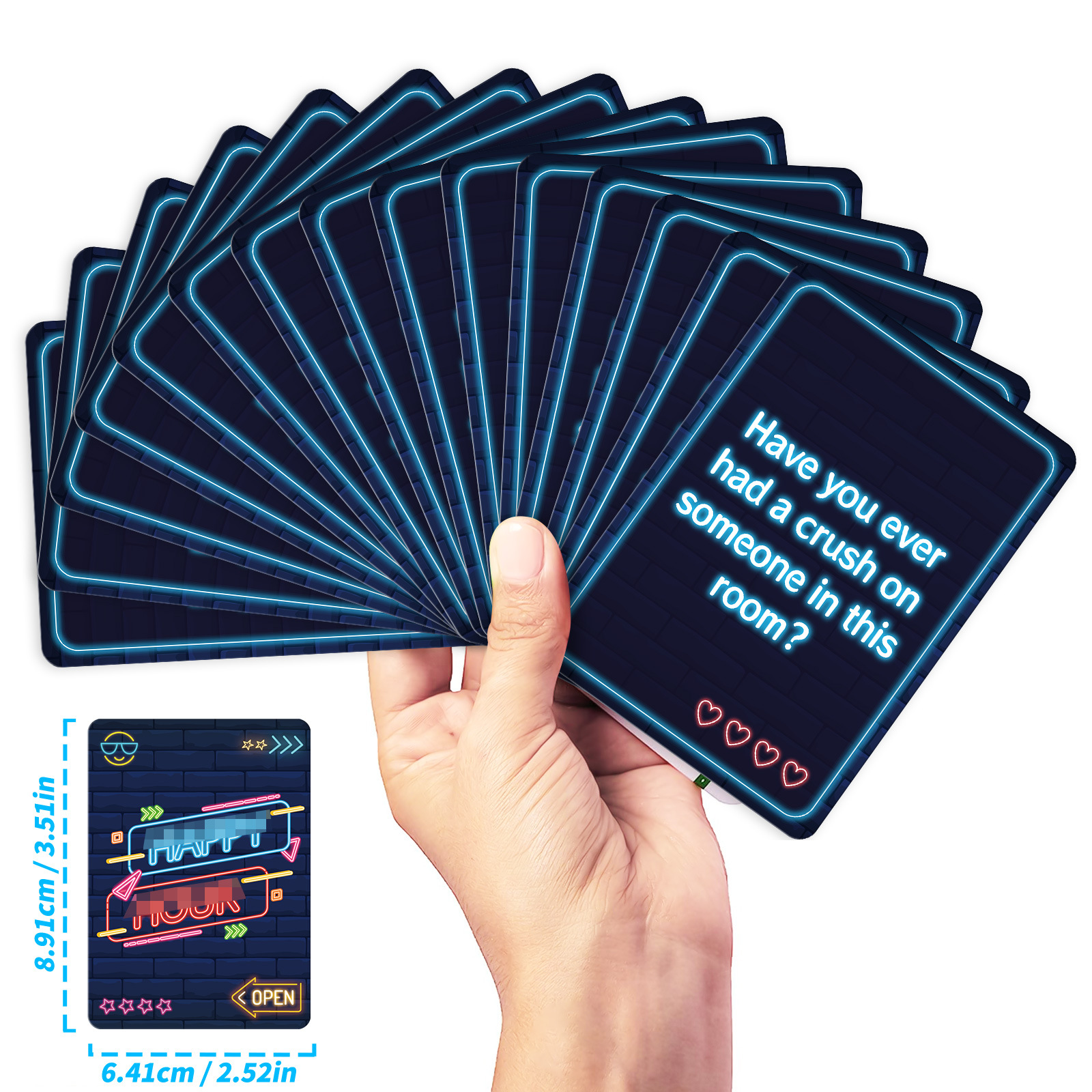 Party Game Board Cards, 50-piece Interactive Adventure Card Set_voghion.com