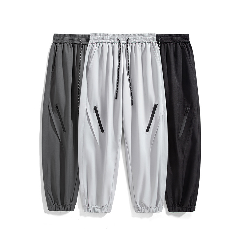 Men's Casual Cargo Pants American Style Spring Korean Version Outdoor Climbing Hiking Youth Cycling Personality Softshell Trousers