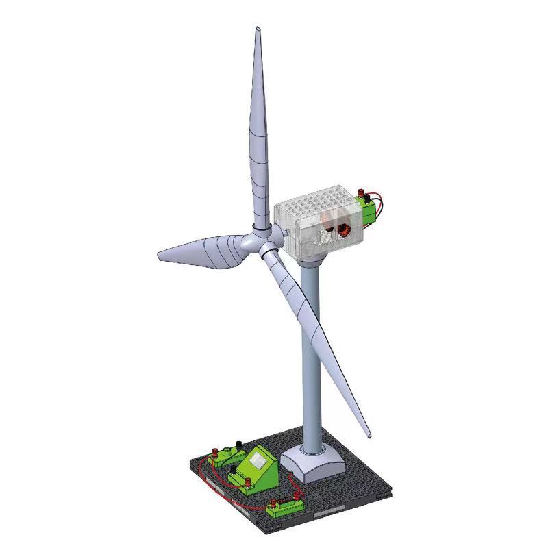 Juguete de Turbina Eólica para Niños, Modelo de Generador Hecho a Mano, Tecnología DIY, Venta al por Mayor