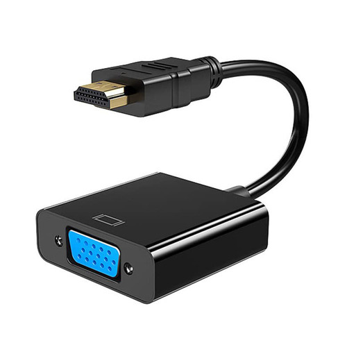 Factory direct sales hdmi to vga adapter cable hdmi to vga high definition video converter supports 1080P