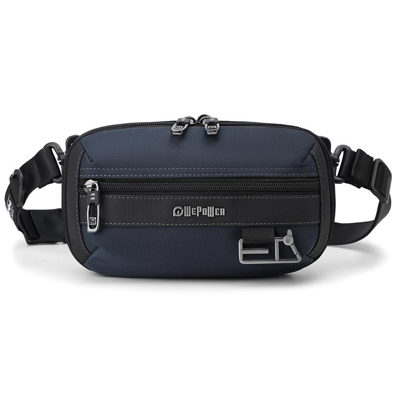 WEPOWER nuevo estilo de moda ocio bolso de cintura de ciclismo impermeable de nylon bolso de pecho de viaje al aire libre