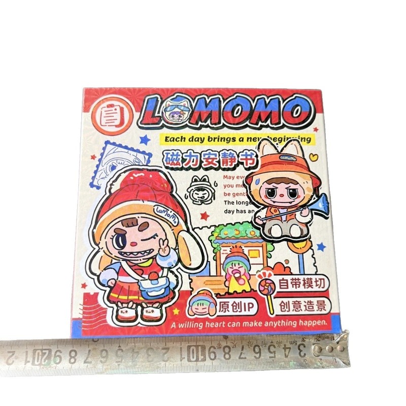 本物のラブブ磁気ステッカー静かな本漫画無料切断手作り本女の子磁気ステッカー磁気吸引ブック DIY|undefined