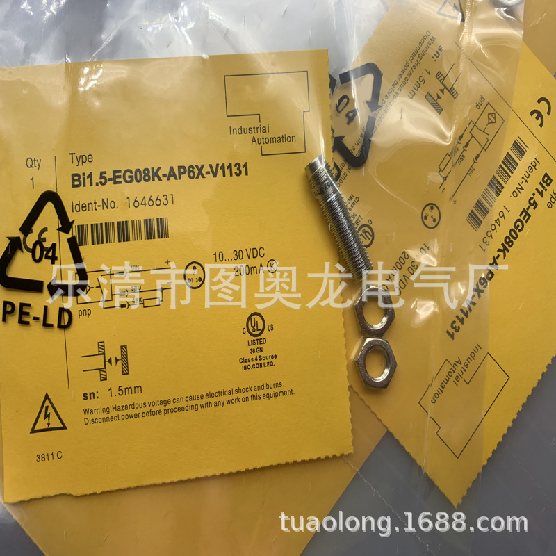 M8 BI1.5-EG08K-AP6X-V1131 NI2-EG08-AP6X/AN6X-H1341接近开关