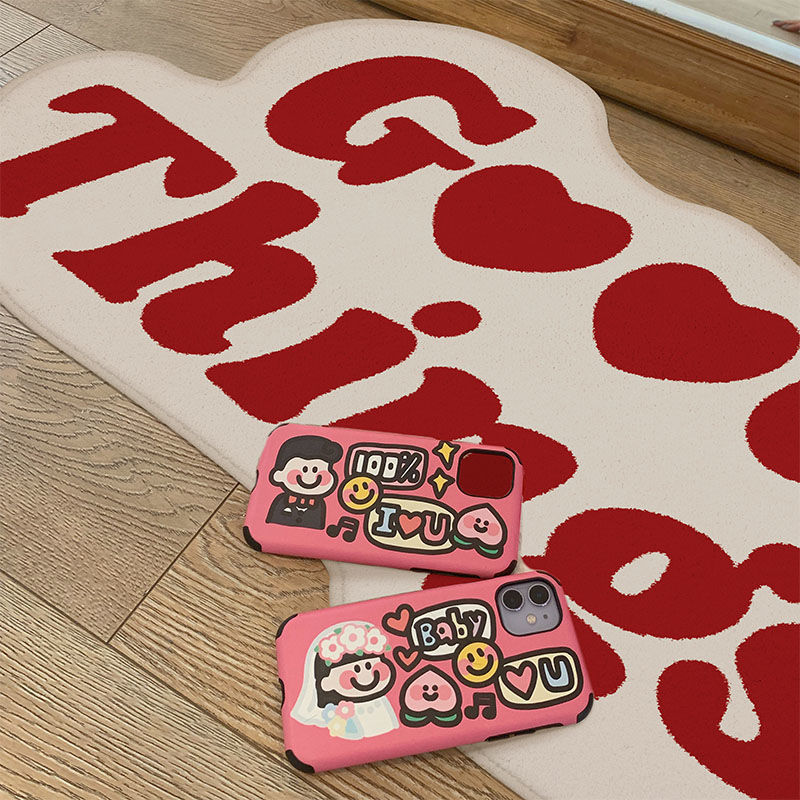 INS Wind Brief Boden Matte Badezimmer Badezimmer Eingang Wasser Saugfähigen Nicht-slip Fuß Matte Mädchen Zimmer Dekoration Teppich_voghion.com