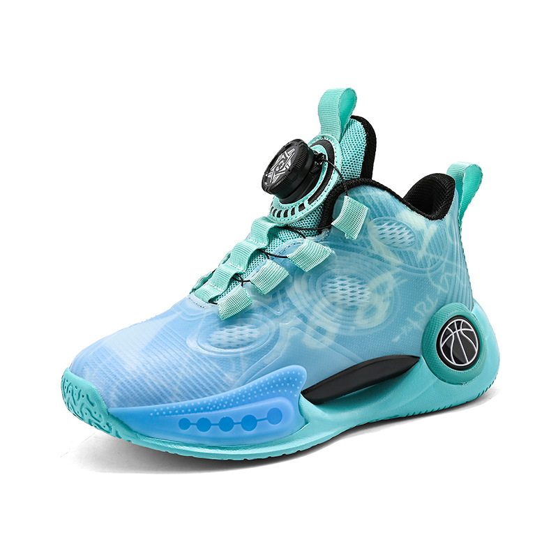 Kinderbasketbal met draaibare gespen voor professionele training Nieuwe vier seizoenen antislip en ademend gaas_voghion.com