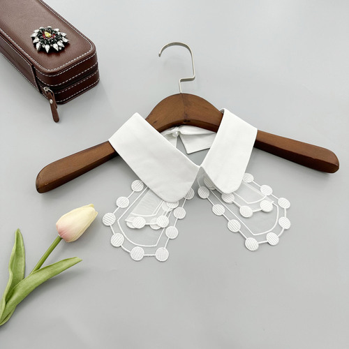 Embroidered Bow Tie Fake Collar New Best Selling Fashion Chiffon Collar