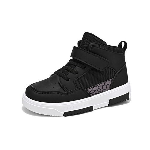 Children's Platform Shoes High-Top Boys' Shoes Kids' Sports Shoes Casual Shoes for Middle Children Trendy Shoes Spring and Autumn