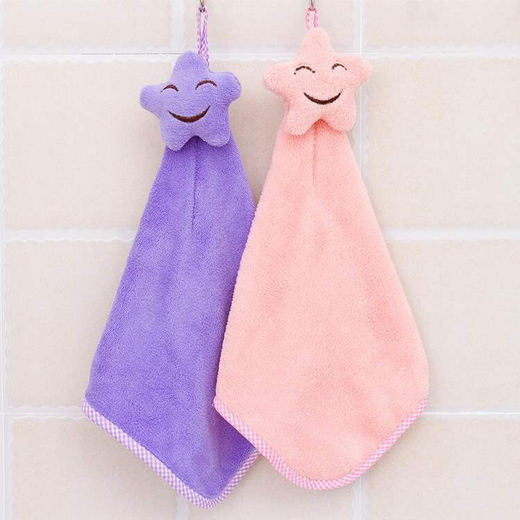 Hanging Hand Towel, Cute Absorbent Towel for Home Bathroom, Kitchen Dishwashing Cloth, Lint-Free Hanging Hand Towel, Cute Absorbent Towel for Home Bathroom, Kitchen Dishwashing Cloth, Lint-Free