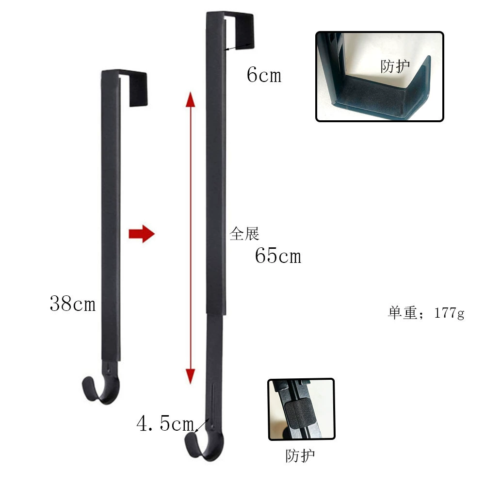 Трансграничная специальная поставка, крючок для гирлянды, телескопический рождественский декор, дверной крючок, металлический железный крючок, рождественский железный крючок