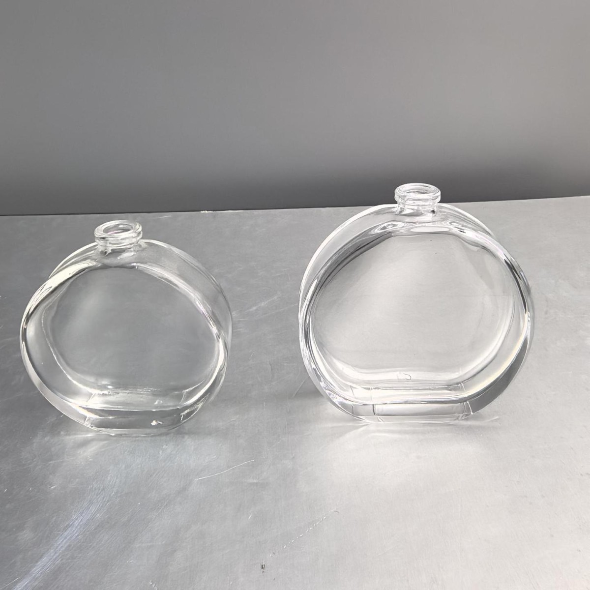 网红邂逅简约便携式扁平香水分装瓶30ml50ml100ml卡口玻璃空瓶