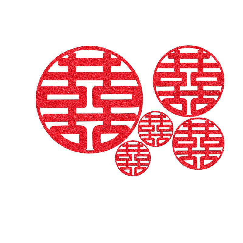 Pegatinas de habitaciones de bodas, pegatinas de puertas y ventanas, pegatinas de boda, adhesivo autoadhesivo, decoración especial de boda