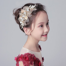 儿童头饰女童公主小女孩发卡发饰花环头花超仙小学生演出舞蹈主持