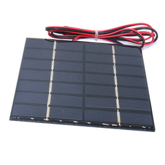 ソーラーパネル電池滴糊板147*90 5.5v充3.7v電池光発電板帯1メートル電線