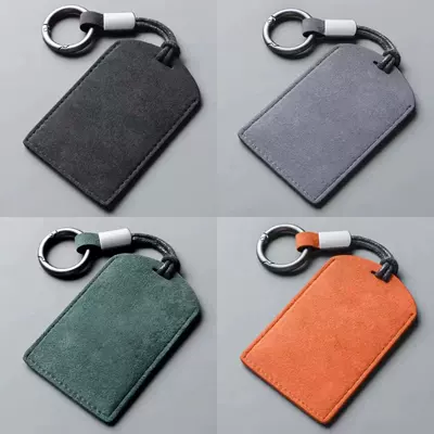 Açar Qabı Kart Boş Kart Qabı Kart Çantası Süet Dəri NFC Qoruyucu Qabıq