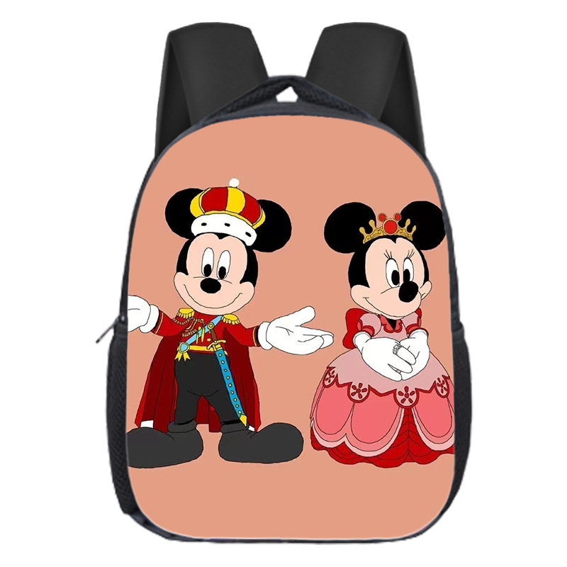 Mochila escolar popular de Mickey para niños, mochila de jardín de infantes, dibujos animados, linda, versátil, para estudiantes de primaria, mochila de gran capacidad, ligera