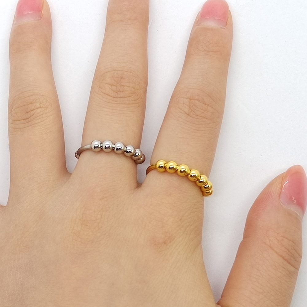 Plating Design Wholesale Jewelry Fashion Geometric 304 Stainless Steel Plating Stainless Steel Rings