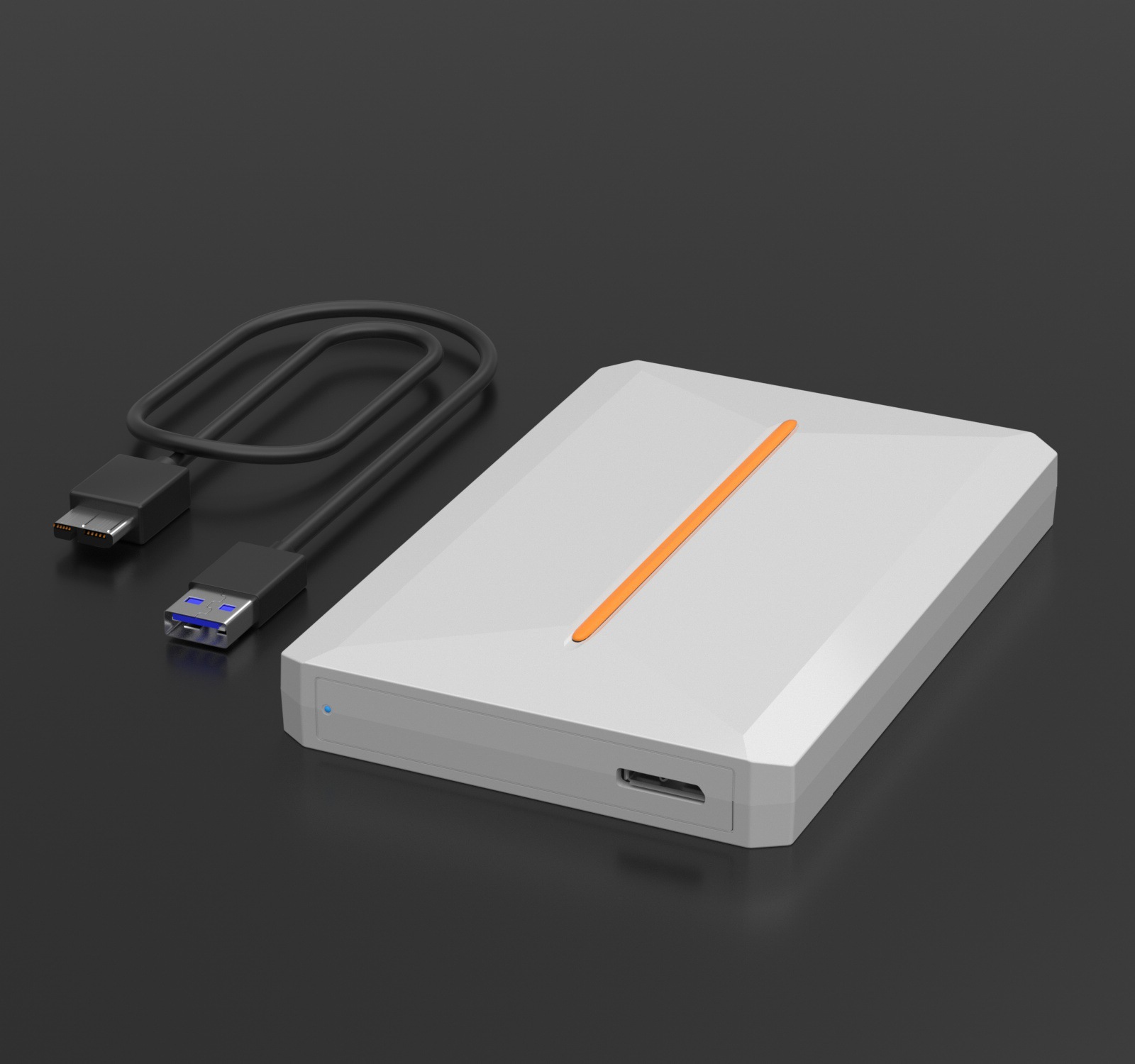 Nueva caja de disco duro móvil de punto transfronterizo USB3.0/3.1 SATA2.5 pulgadas portátil disco duro externo externo