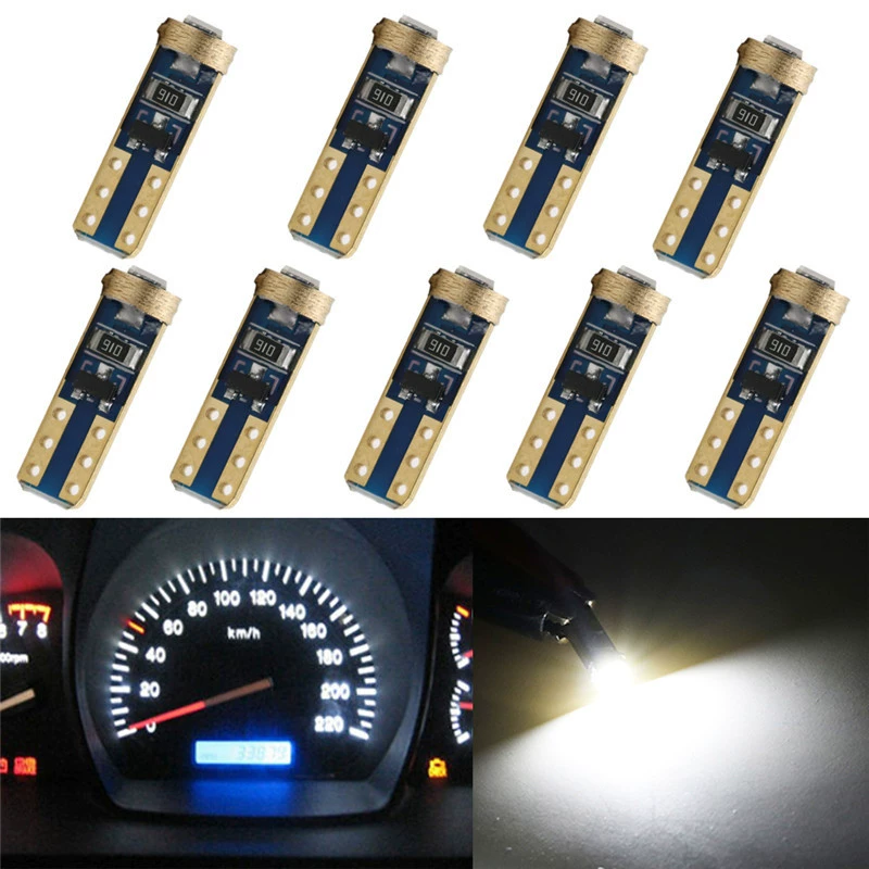 Поставка T5 автомобильный инструмент свет высокий свет LED приборная панель свет индикатор фоновая подсветка 3030-1SMD инструментальный свет