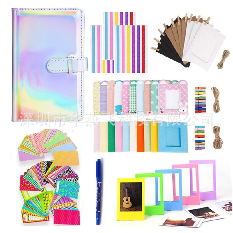Polaroid Camera instax mini 12/11/9/8 Accessories 10 Pieces 108 Sheets 3inch Photo Album Photo Frame Stickers Polaroid Camera instax mini 12/11/9/8 Accessories 10 Pieces 108 Sheets 3inch Photo Album Photo Frame Stickers