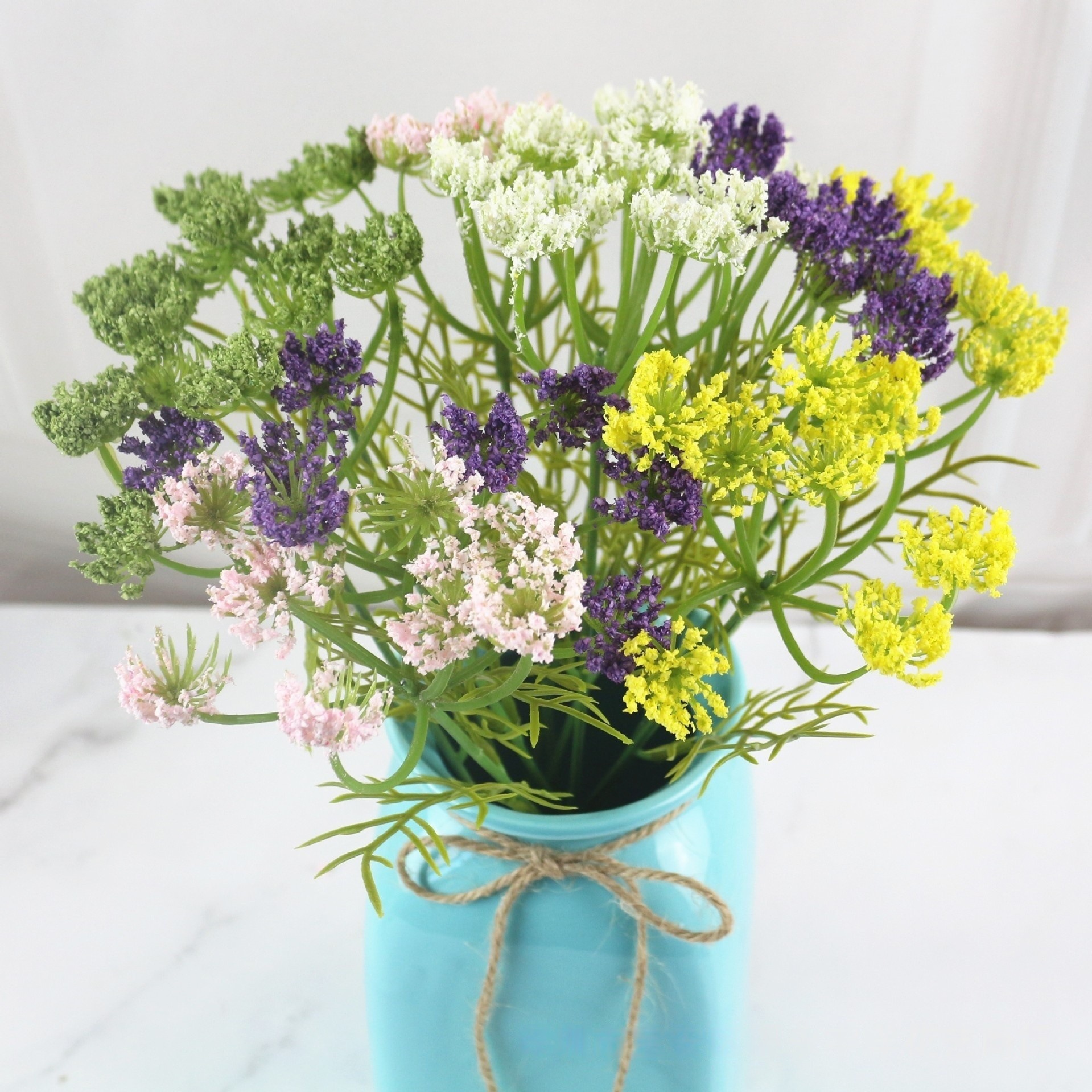 2025 Artificial Flowers, Simulated Bouquets, Lace Flowers, Foam Flowers, Single Stem Flower Arrangements, Coffee Table and Dining Table Decorations, New Florals