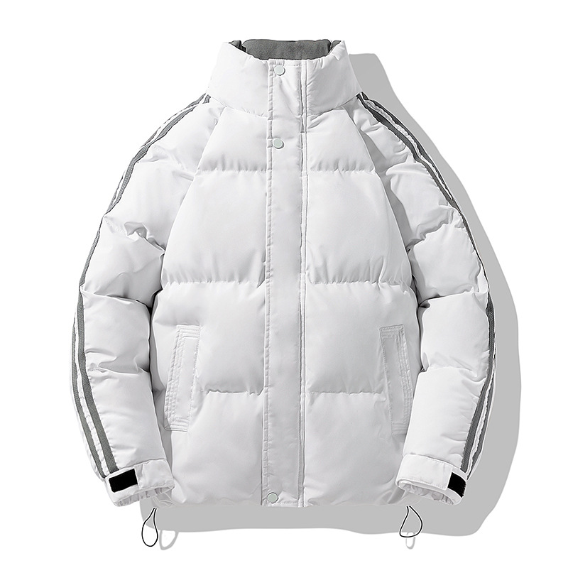 Ropa para hombre, chaquetas cortas acolchadas de algodón versátiles para hombre, abrigos de invierno sueltos para mantenerse abrigado_voghion.com