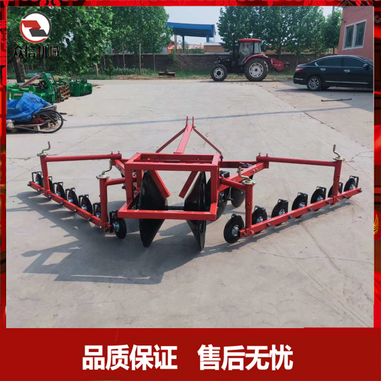 农业田地平土起垄机 小麦筑垄打梗器 小型圆盘片式扶背机 筑埂器