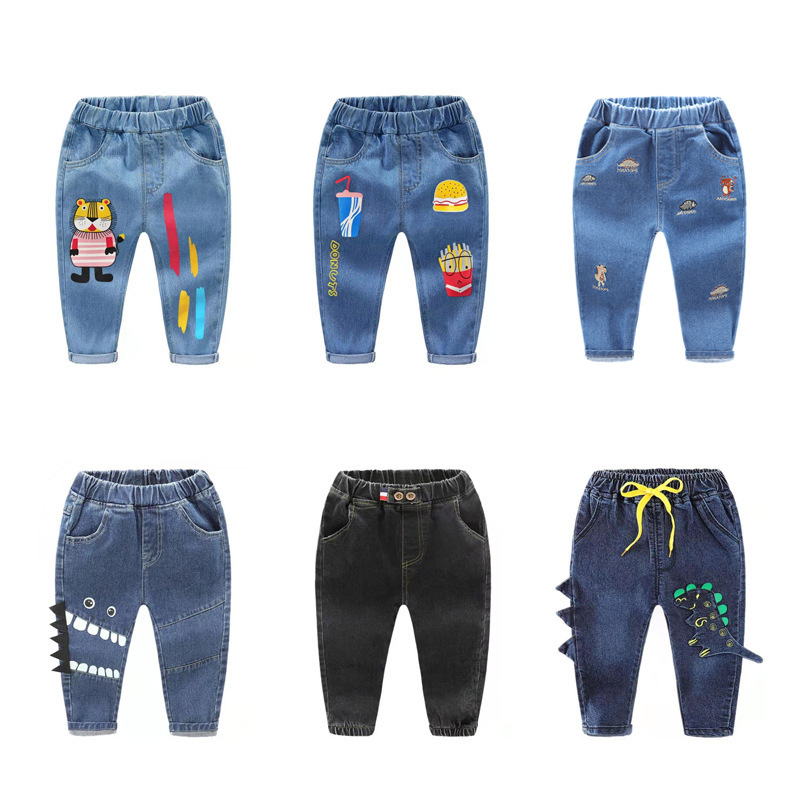 Children's jeans 2021 spring and autumn...