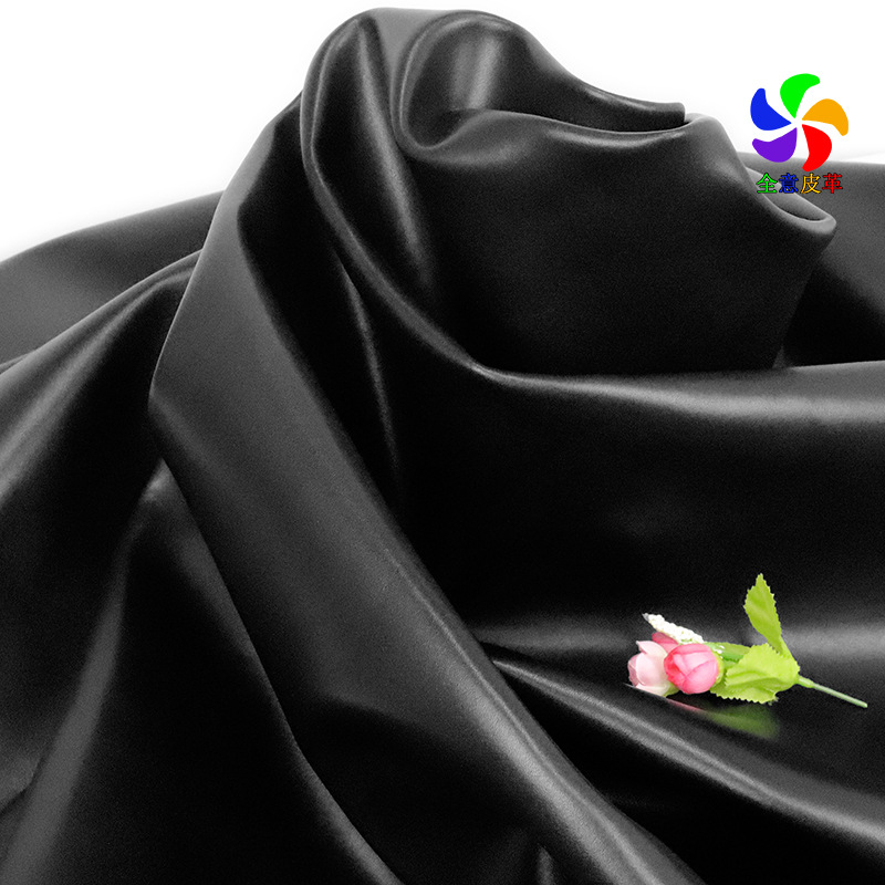 柔软二层牛皮 平纹箱包手袋牛皮皮料 鞋子二层皮 黑色纳帕纹牛皮