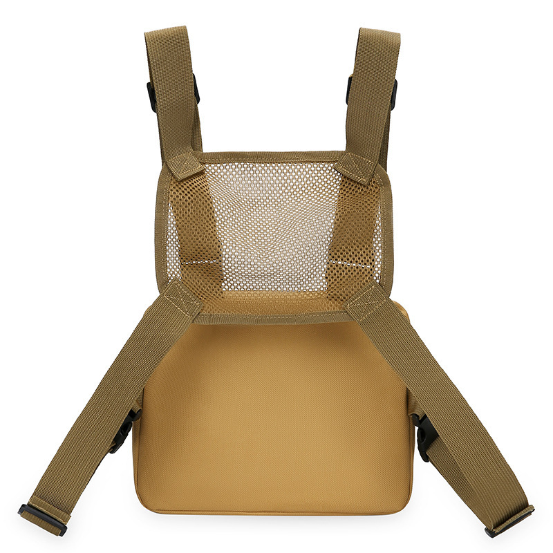 Nuevo estilo spot bolsa de pecho táctica bolsa de chaleco deportivo para correr bolsa de funciones de camuflaje chaleco casual de moda bolsa de pecho al por mayor