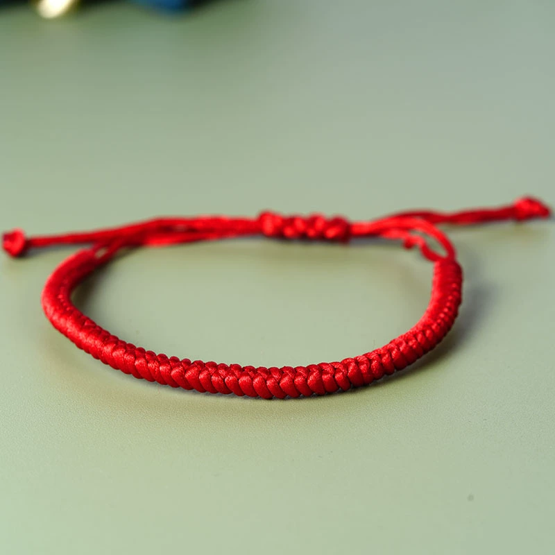 Браслет из красной веревки с бриллиантовым узлом ручной работы, тот же стиль Сяо Чжана, мужской и женский браслет на год зодиака, браслет чемпиона, оптовая продажа