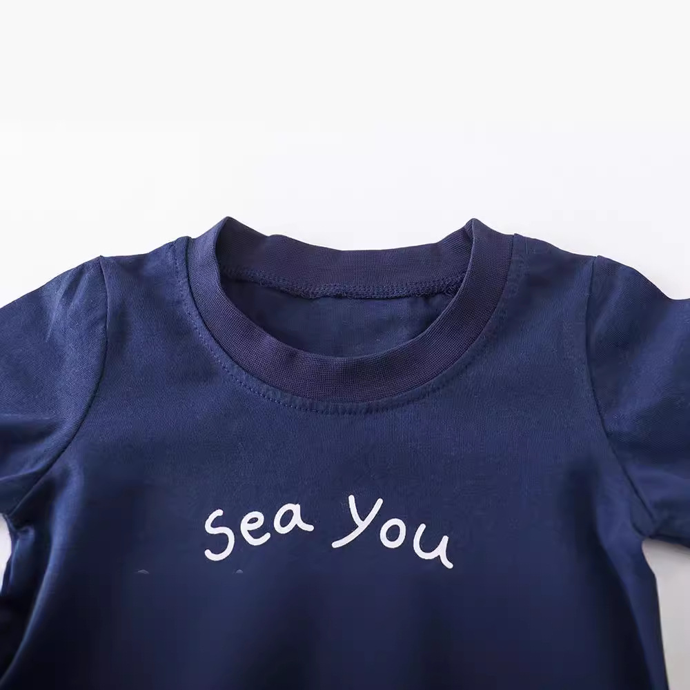 2024 European and American children's clothing T-shirt boy's short sleeve T-shirt small and medium-sized children's summer new children's T-shirt