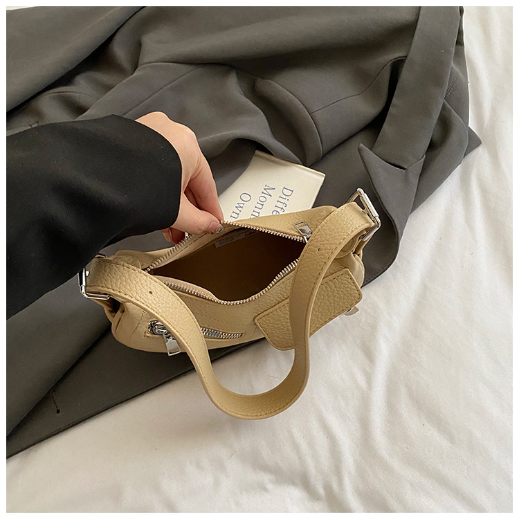 Underarm trendy and fashionable dumpling bag for women, simple and versatile Korean style single-shoulder bag, 2025 new niche design crossbody bag undefined