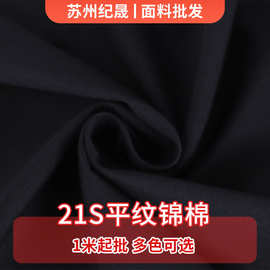 21S平纹锦棉面料21S*140D/110*68休闲风衣夹克外套工装裤面料批发