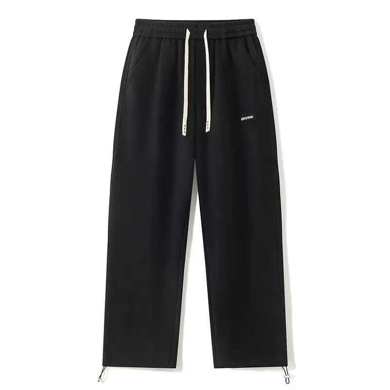 Weiltu тяжелые серые брюки мужские прямые широкие брюки повседневные брюки весной и осенью