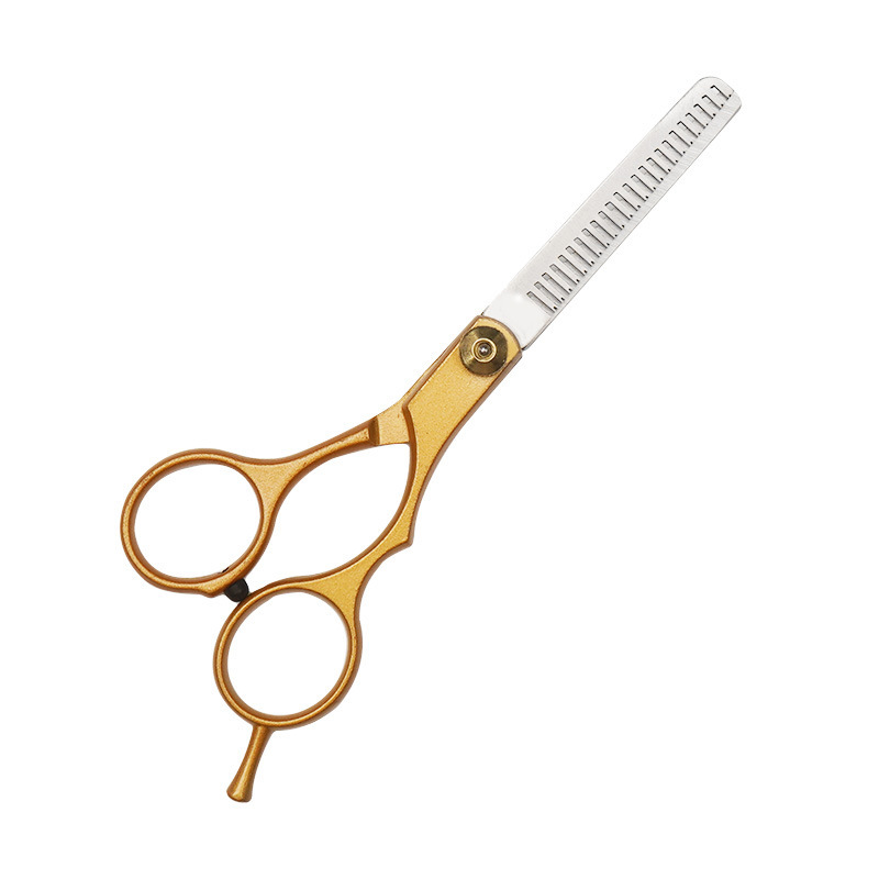 Tijeras para el cabello Tijeras para el cabello Tornillo blanco de 6 pulgadas Tijeras planas Tijeras para dientes Niños adultos para el hogar Tijeras para el cabello