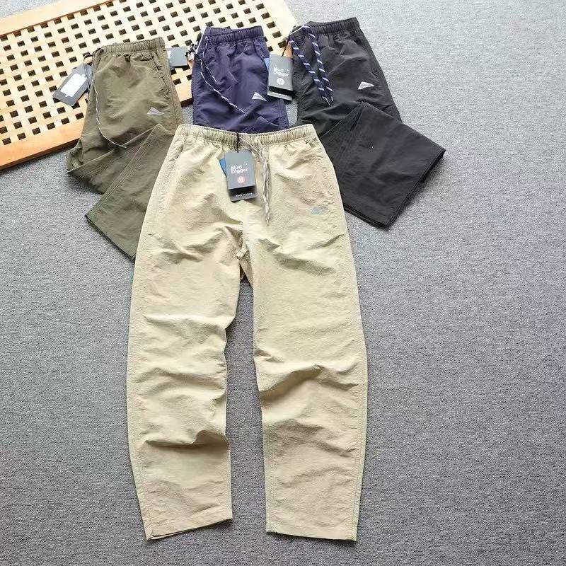 Mountain-Style Hiking Pants Tapered Straight-Leg Pants Summer Small Checkered Fabric Three-Proof Unisex Casual Sports Versatile Long Pants